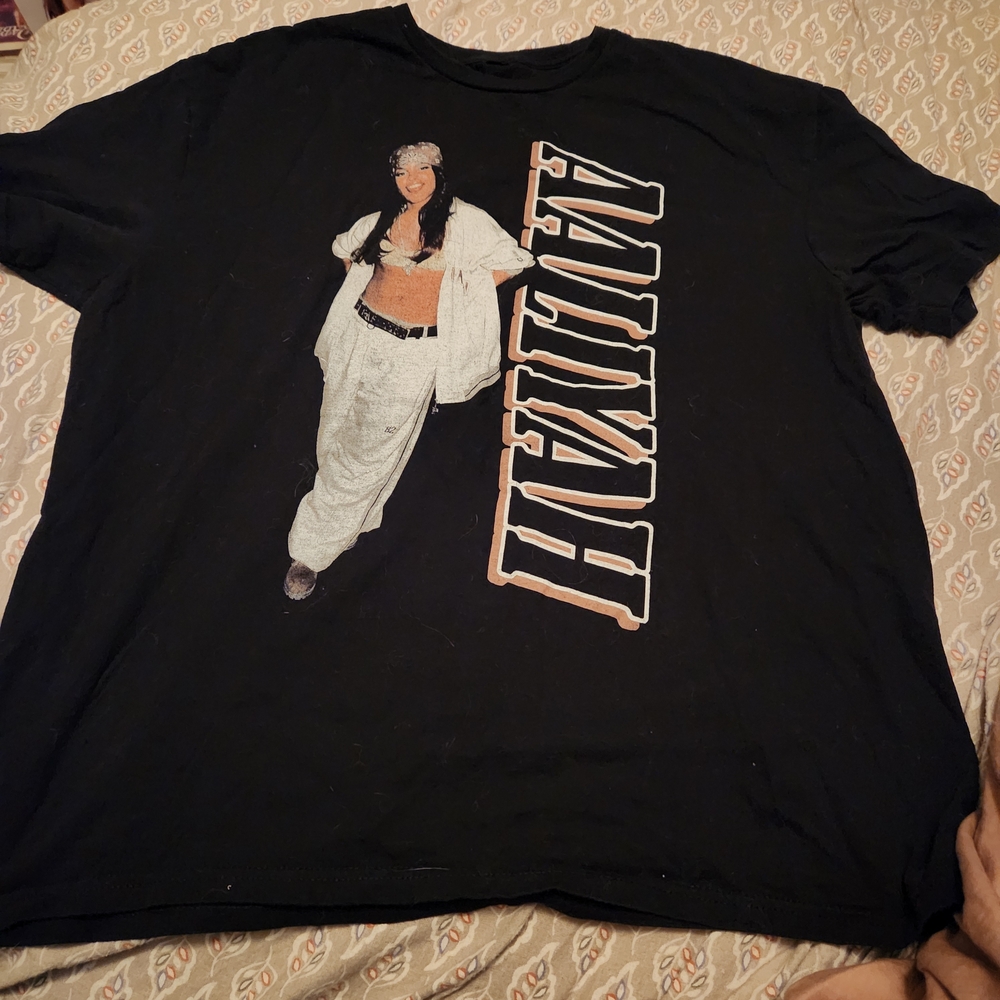 Black Graphic Tee with Bold Design